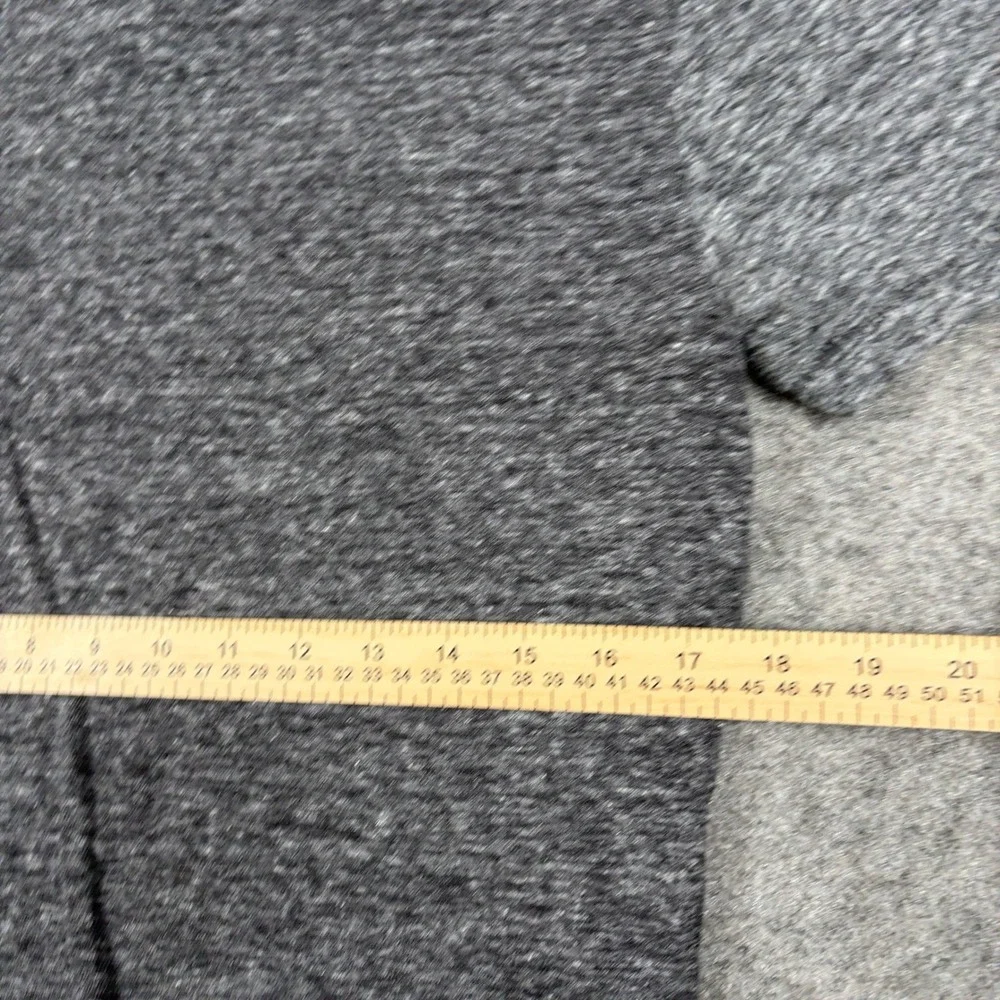 Banana Republic Polo Shirt Mens Medium Gray Linen‎ Blend Comfort Heathered